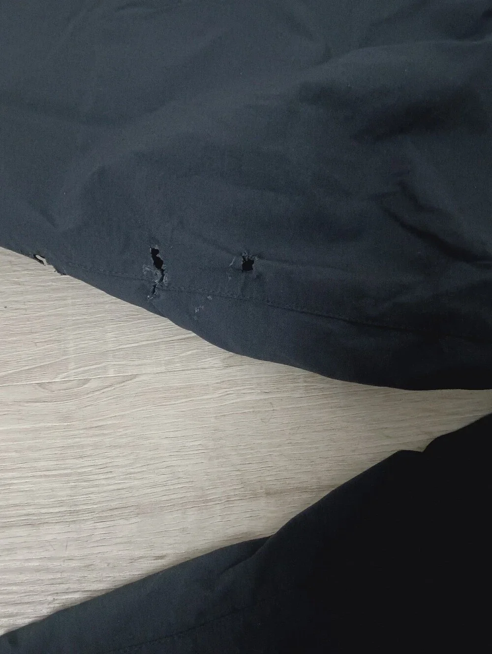 Nike Black Men's Size Medium Jogger Pants with White Swoosh